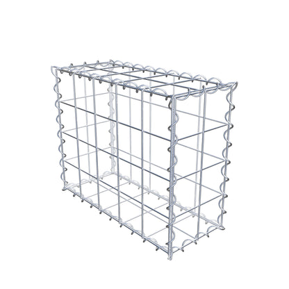 Gabion 50 cm x 40 cm x 20 cm (L x H x P), mailles 10 cm x 10 cm, spirale