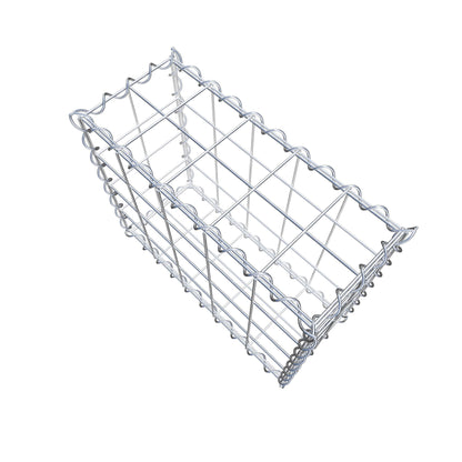 Gabion 50 cm x 40 cm x 20 cm (L x H x P), mailles 10 cm x 10 cm, spirale