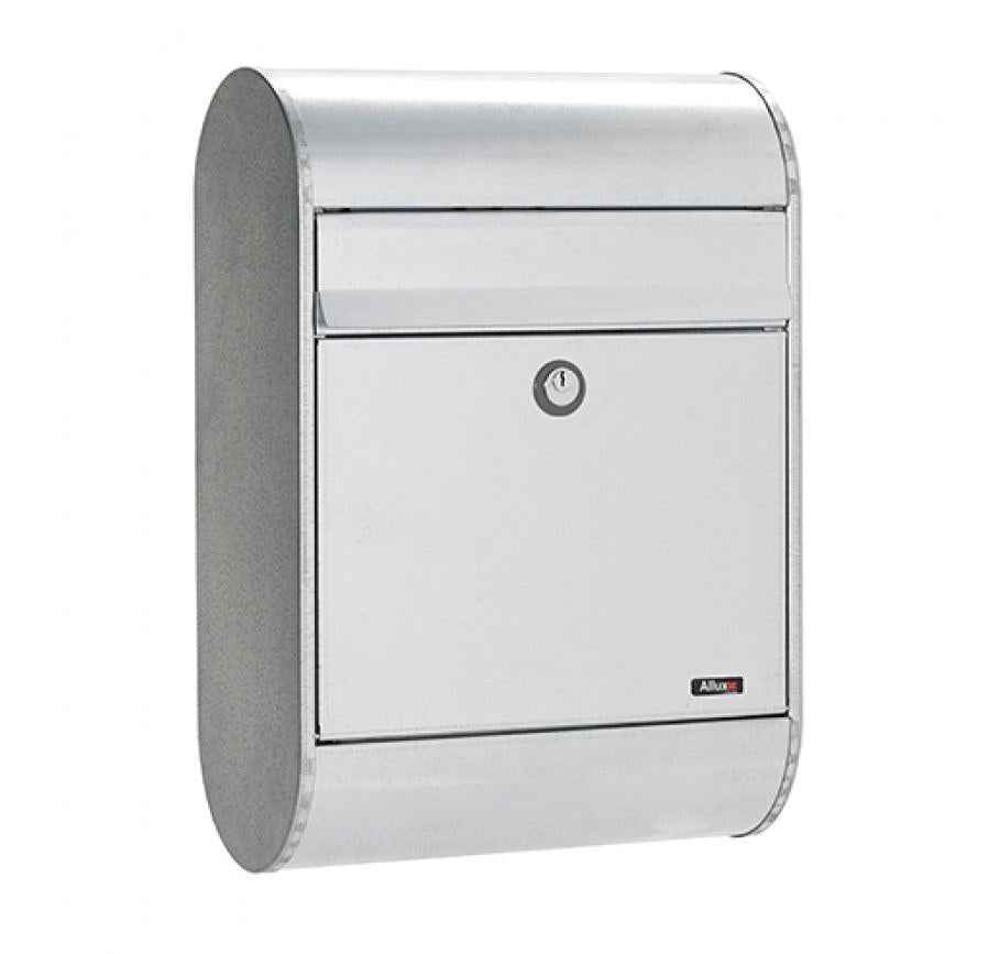 Allux 5000 mailbox 32 cm x 46 cm x 16 cm galvanized, including mounting material
