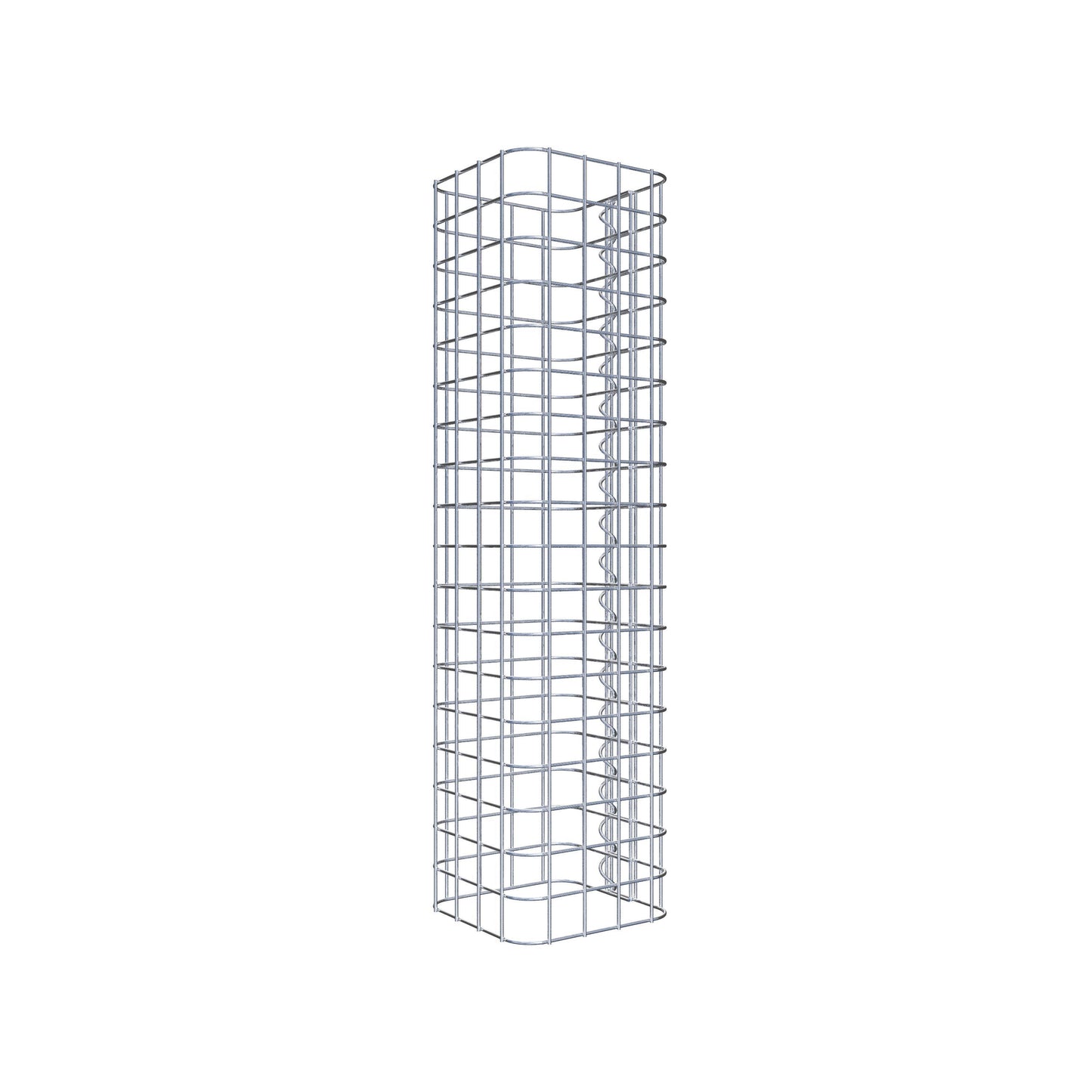 Colonna di gabbioni 22 x 22 cm MW 5 x 5 cm quadrato