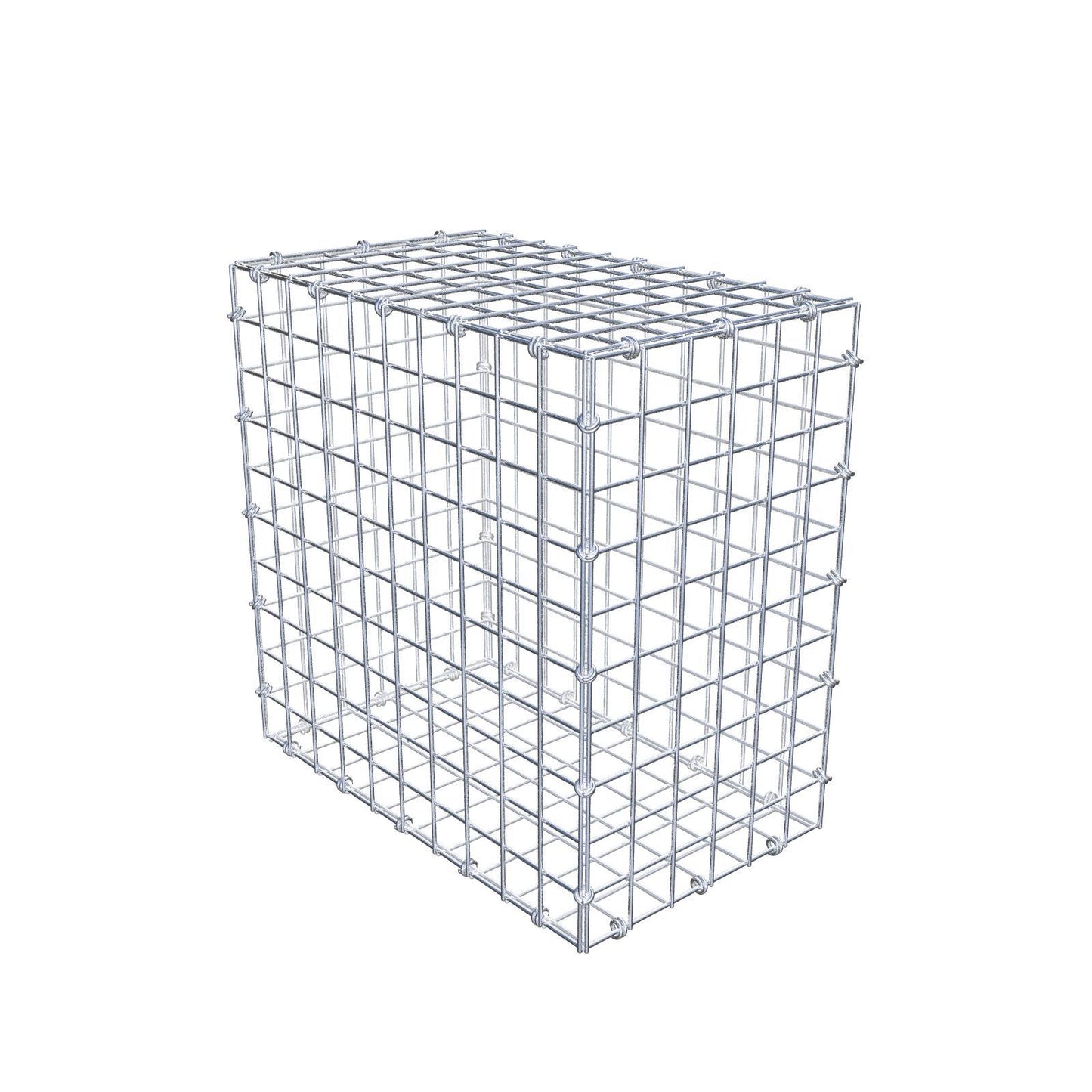 Gabion 50 cm x 50 cm x 30 cm (L x H x D), mesh size 5 x 5 cm, spiral ring