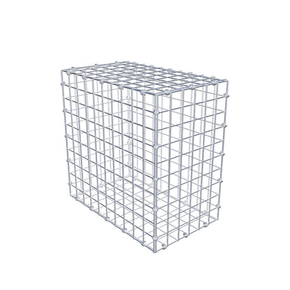 Gabion 50 cm x 50 cm x 30 cm (L x H x D), mesh size 5 x 5 cm, spiral ring