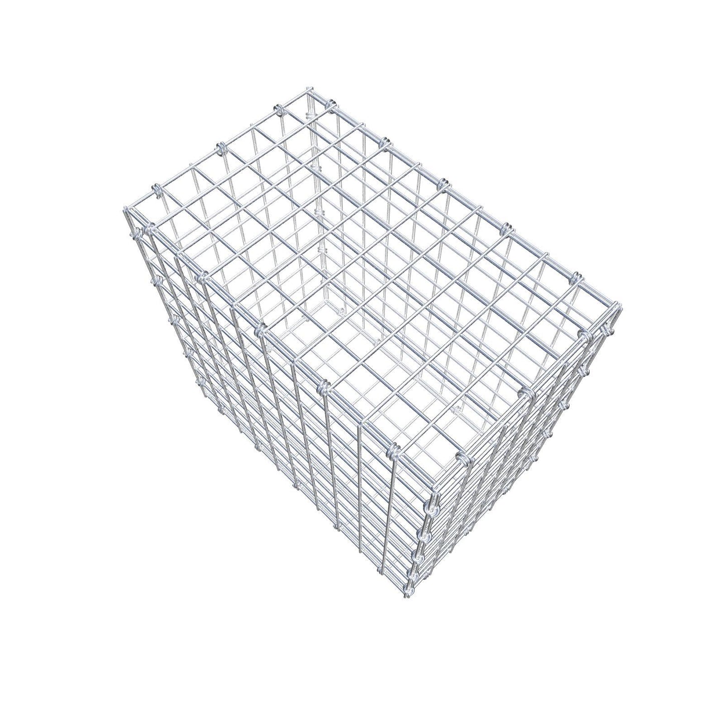 Gabion 50 cm x 50 cm x 30 cm (L x H x D), mesh size 5 x 5 cm, spiral ring