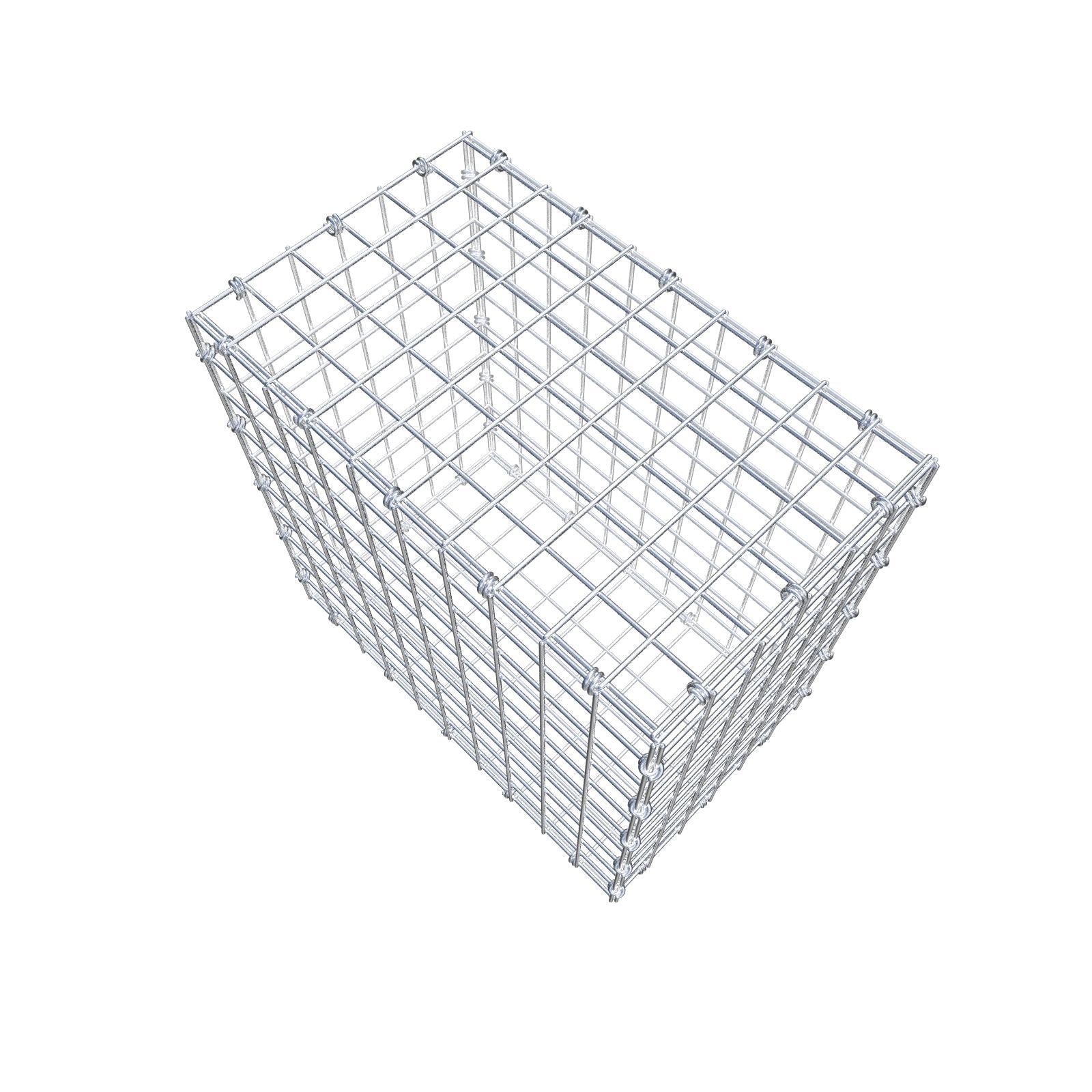 Gabion 50 cm x 50 cm x 30 cm (L x H x P), mailles 5 x 5 cm, anneau en spirale