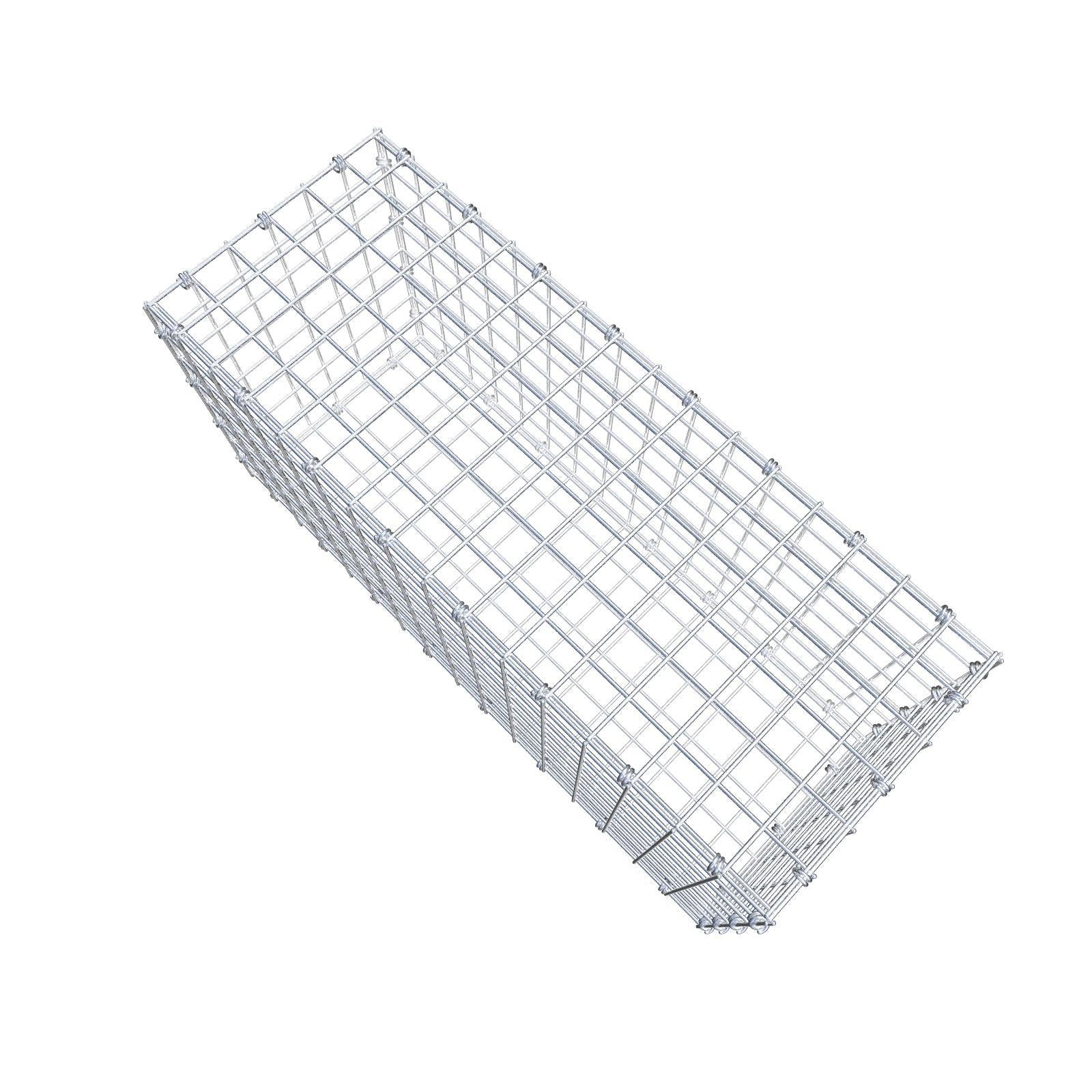 Gabione 80 cm x 40 cm x 30 cm (L x H x T), Maschenweite 5 x 5 cm, Spiralring