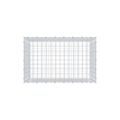 Gabbione 80 cm x 50 cm x 50 cm (L x H x P), maglia 5 x 5 cm, anello a spirale