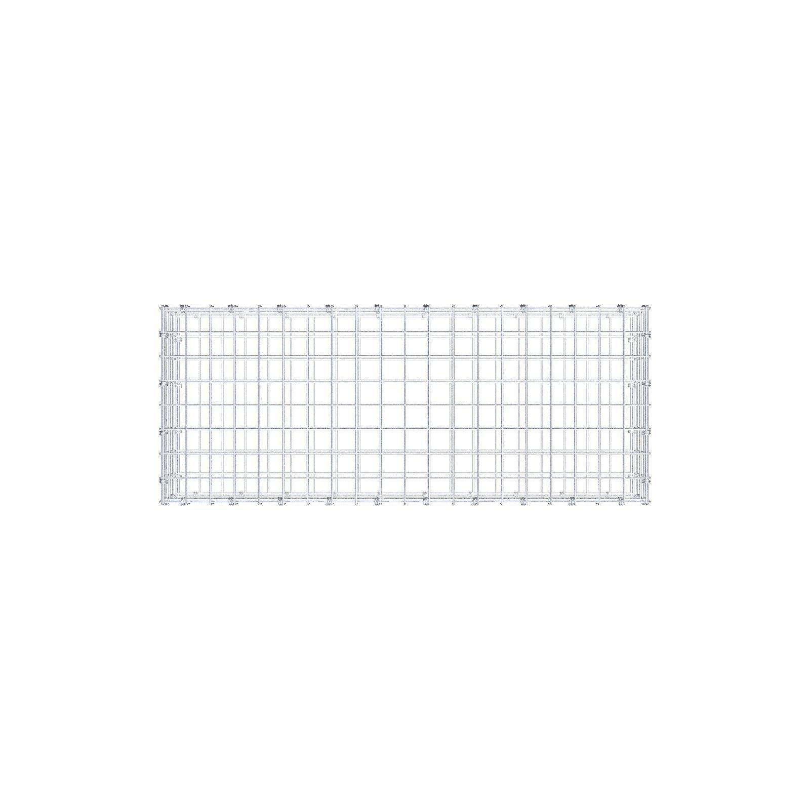 Gabione 100 cm x 20 cm x 40 cm (L x H x T), Maschenweite 5 x 5 cm, Spiralring