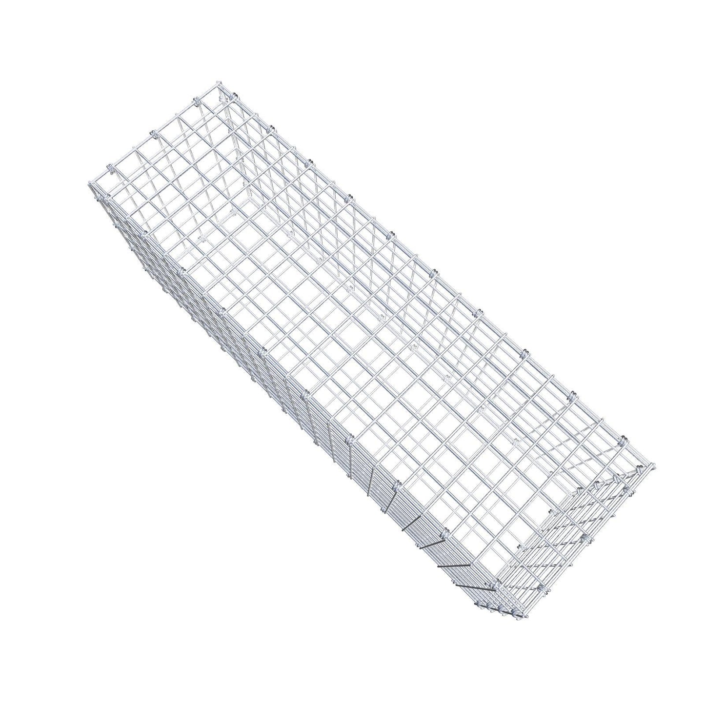 Gabion 100 cm x 40 cm x 30 cm (L x H x P), mailles 5 x 5 cm, anneau en spirale