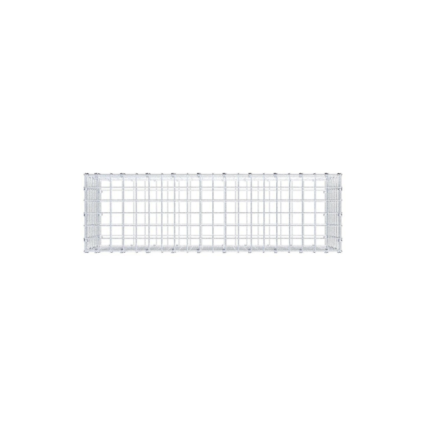 Gabion 100 cm x 40 cm x 30 cm (L x H x P), mailles 5 x 5 cm, anneau en spirale