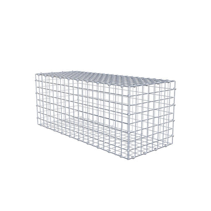 Gabion 100 cm x 40 cm x 40 cm (L x H x D), maskestørrelse 5 x 5 cm, spiralring