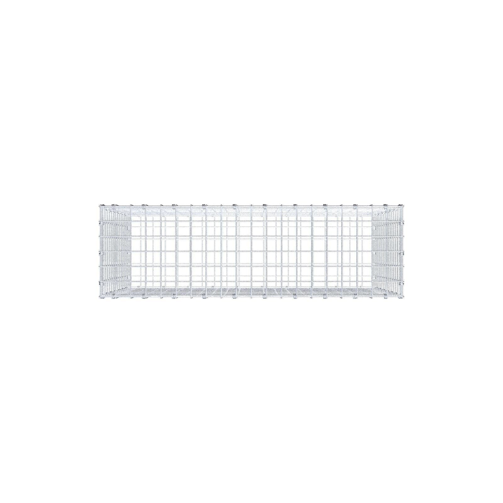 Gabbione 100 cm x 70 cm x 30 cm (L x H x P), maglia 5 x 5 cm, anello a spirale