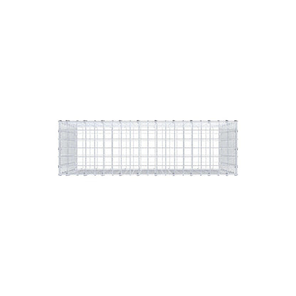 Gabion 100 cm x 70 cm x 30 cm (L x H x P), mailles 5 x 5 cm, anneau en spirale