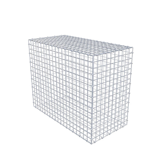 Gabione 100 cm x 80 cm x 50 cm (L x H x T), Maschenweite 5 x 5 cm, Spiralring