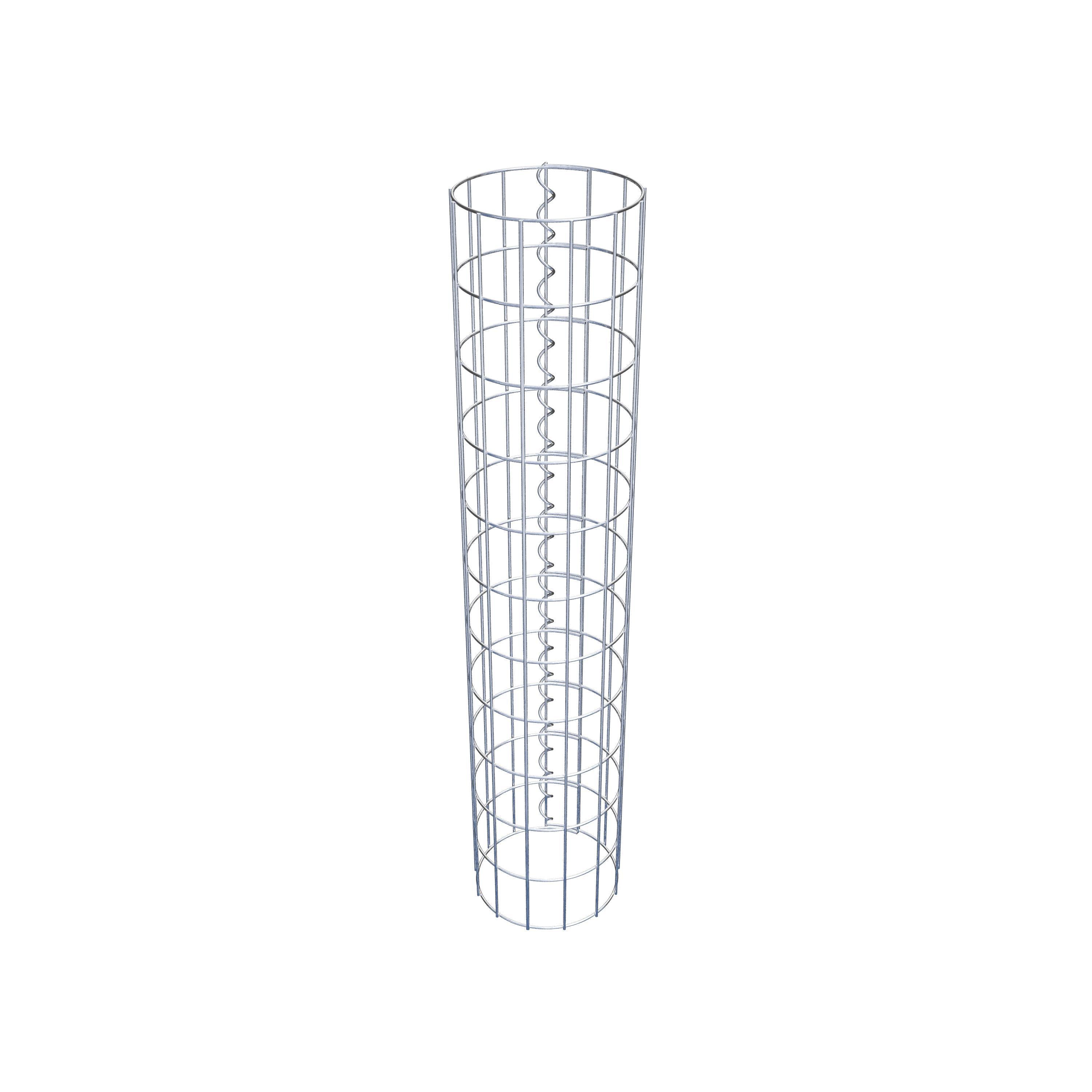 Gabionsøjle diameter 22 cm, MW 5 x 10 cm rund