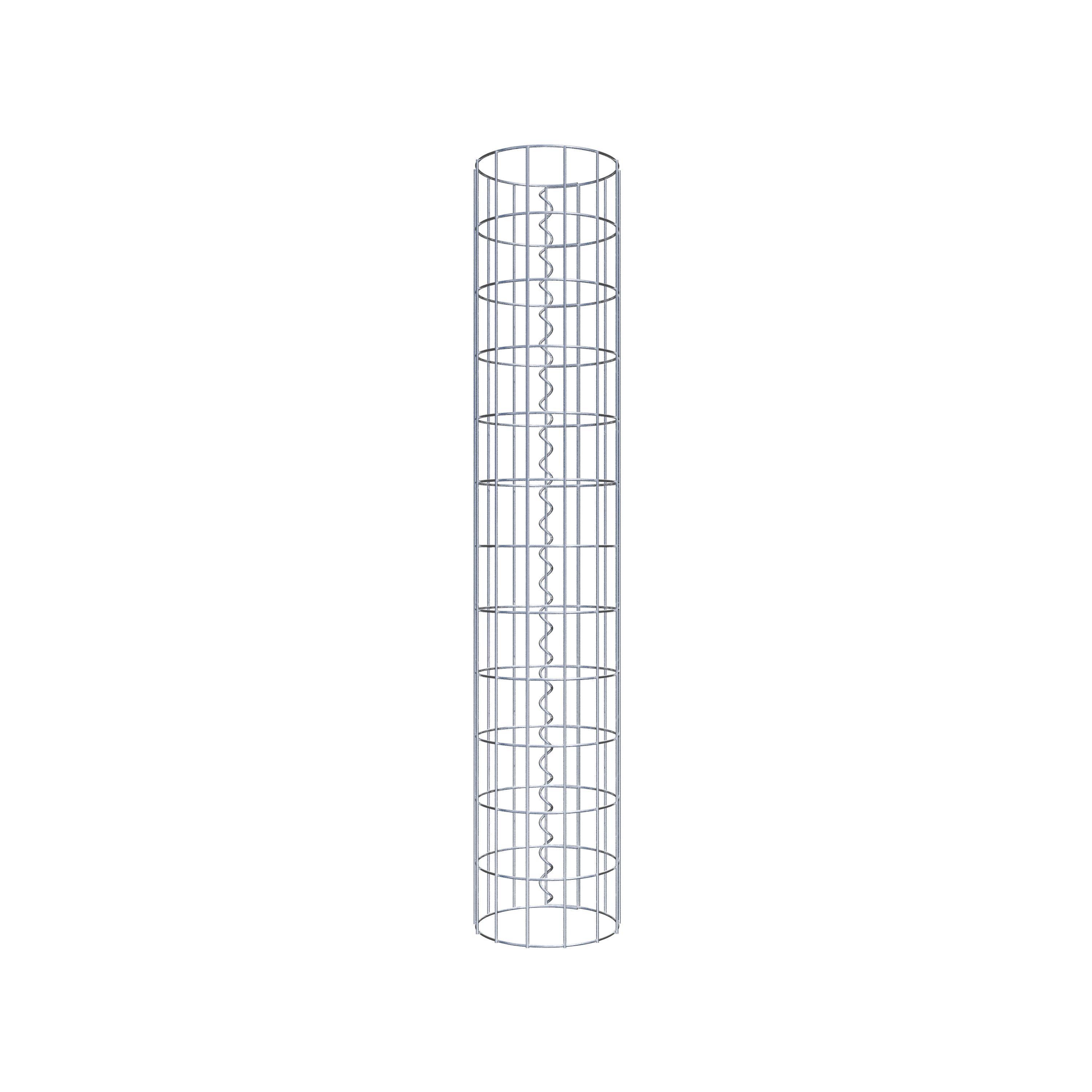 Gabionsøjle diameter 22 cm, MW 5 x 10 cm rund