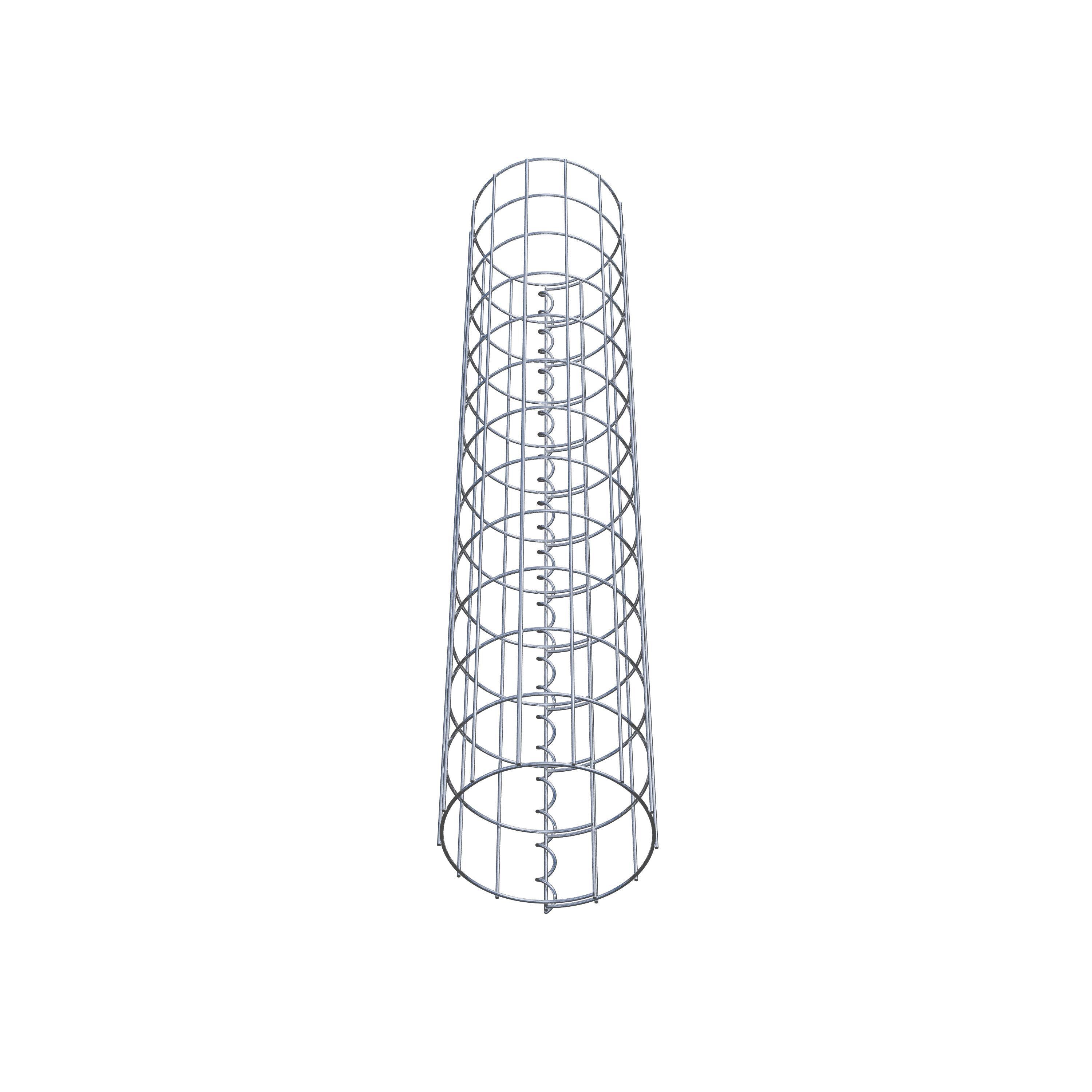 Colonna di gabbioni diametro 22 cm, MW 5 x 10 cm rotonda