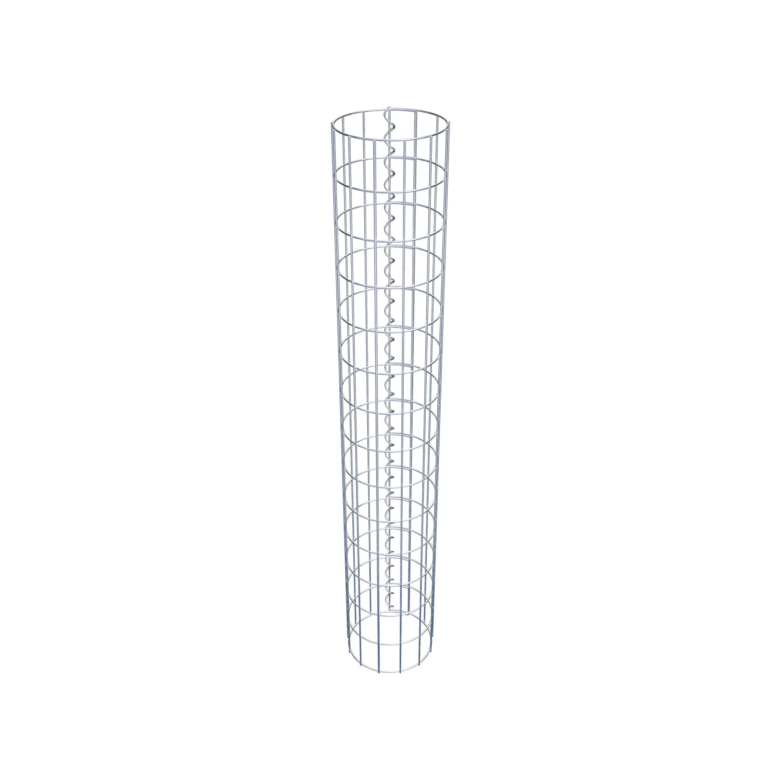 Gabionensäule Durchmesser 22 cm, MW 5 x 10 cm rund