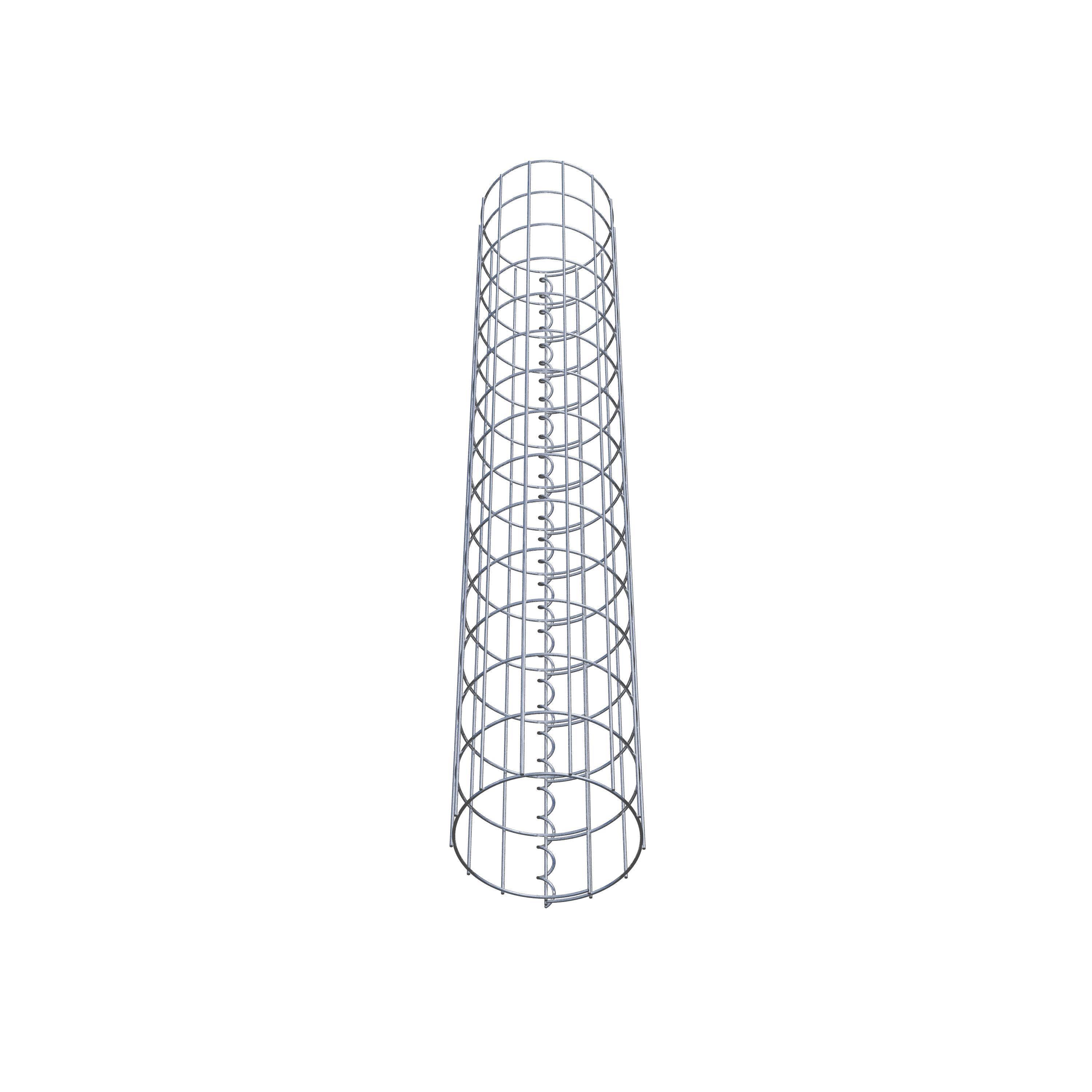 Gabionensäule Durchmesser 22 cm, MW 5 x 10 cm rund