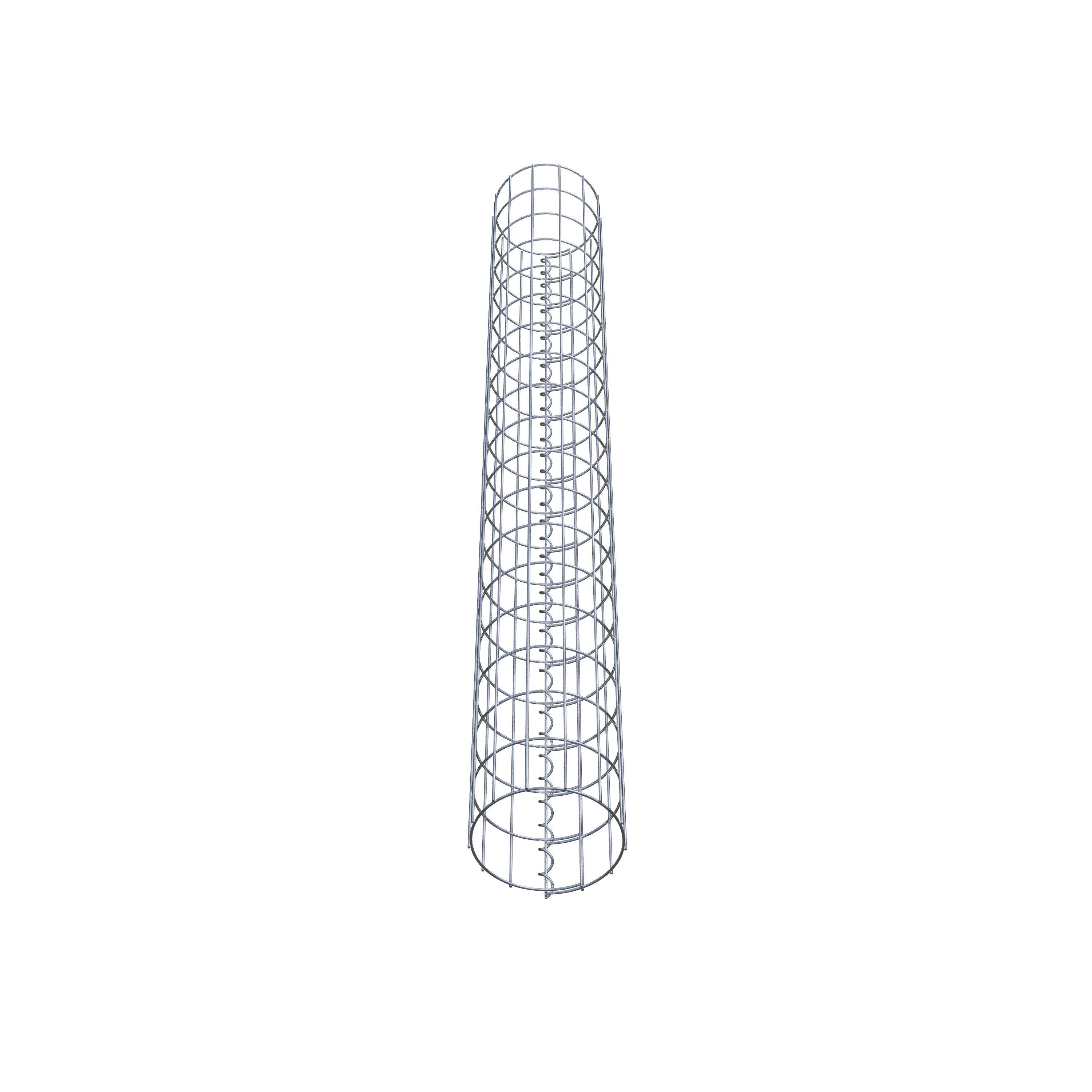 Colonna di gabbioni diametro 22 cm, MW 5 x 10 cm rotonda