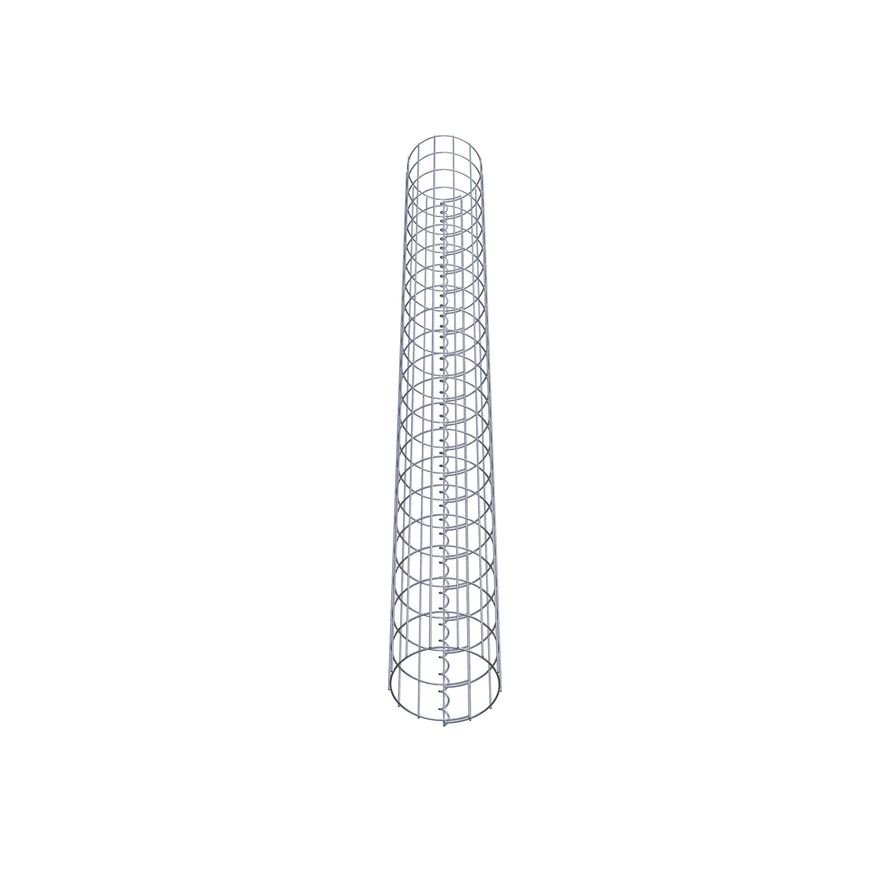 Gabionsøjle diameter 22 cm, MW 5 x 10 cm rund