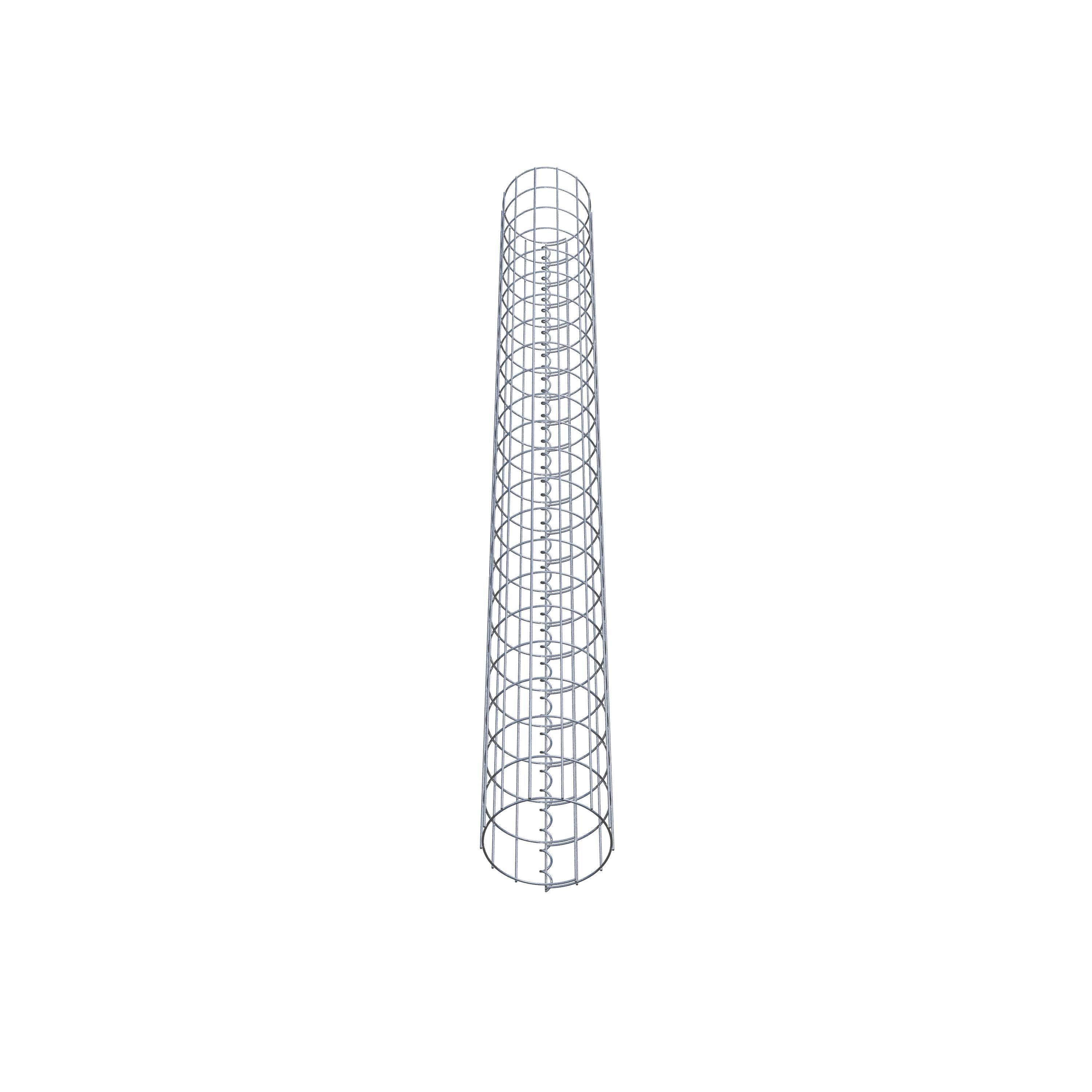 Gabionensäule Durchmesser 22 cm, MW 5 x 10 cm rund