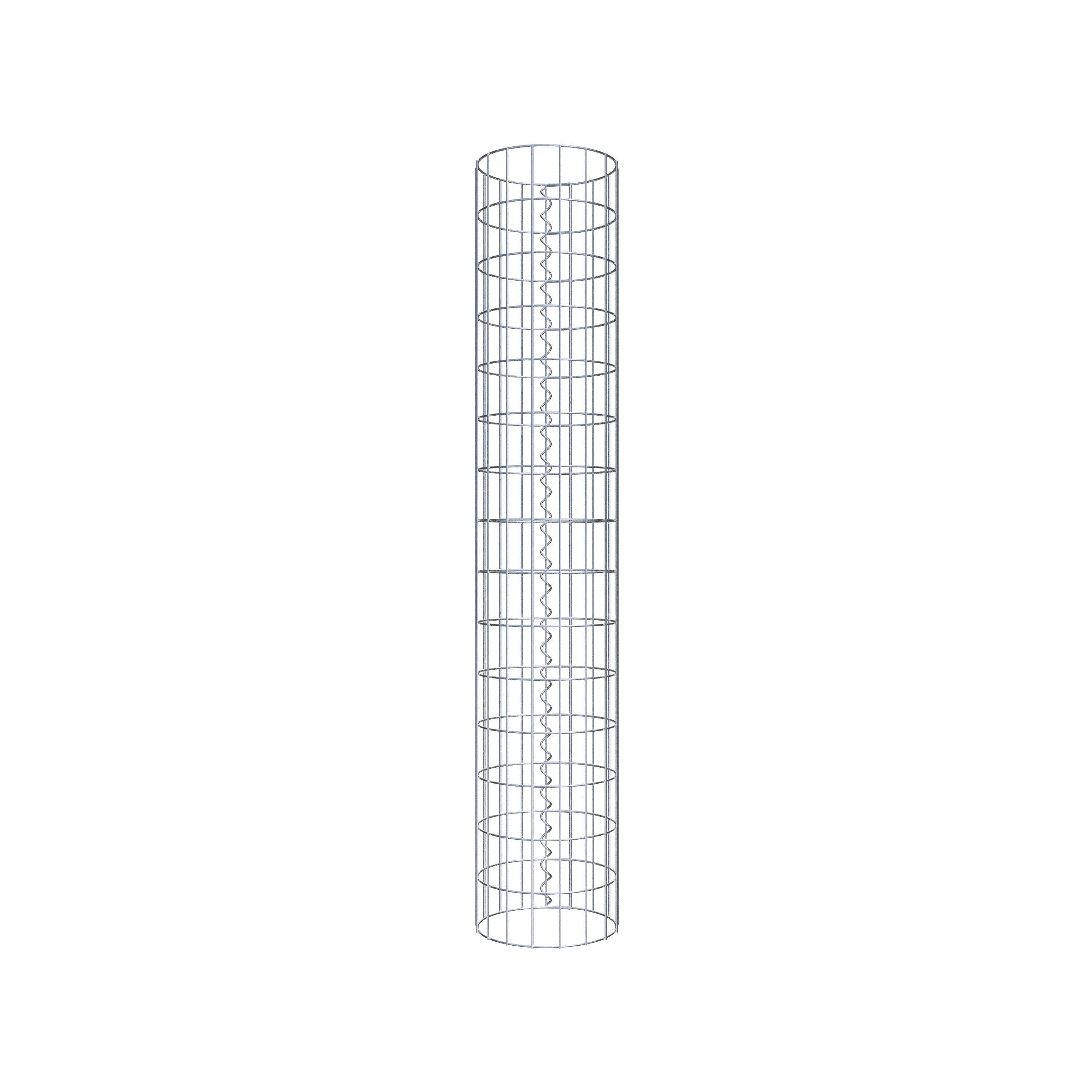 Gabionensäule Durchmesser 27 cm, MW 5 x 10 cm rund