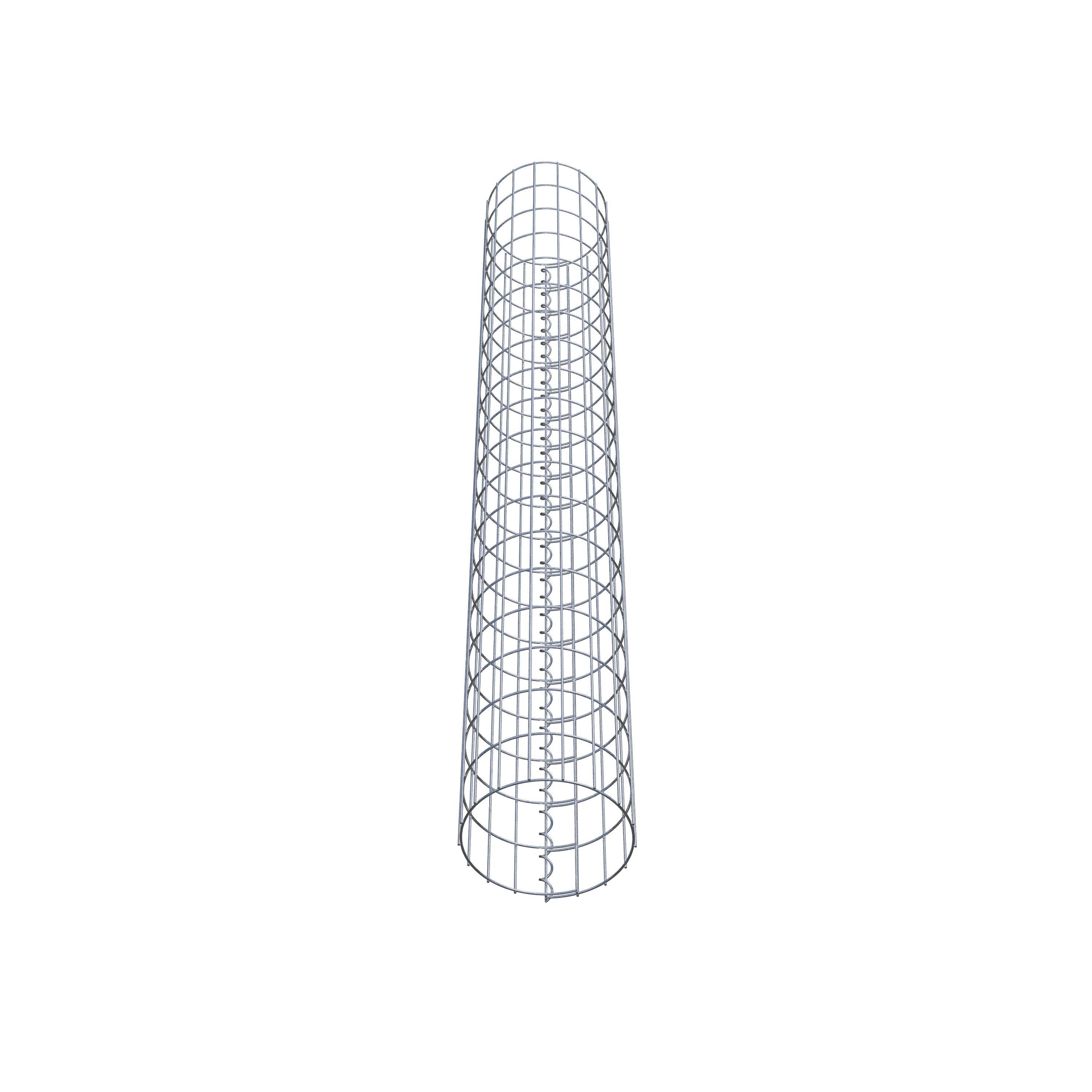 Colonna di gabbioni diametro 27 cm, MW 5 x 10 cm rotonda