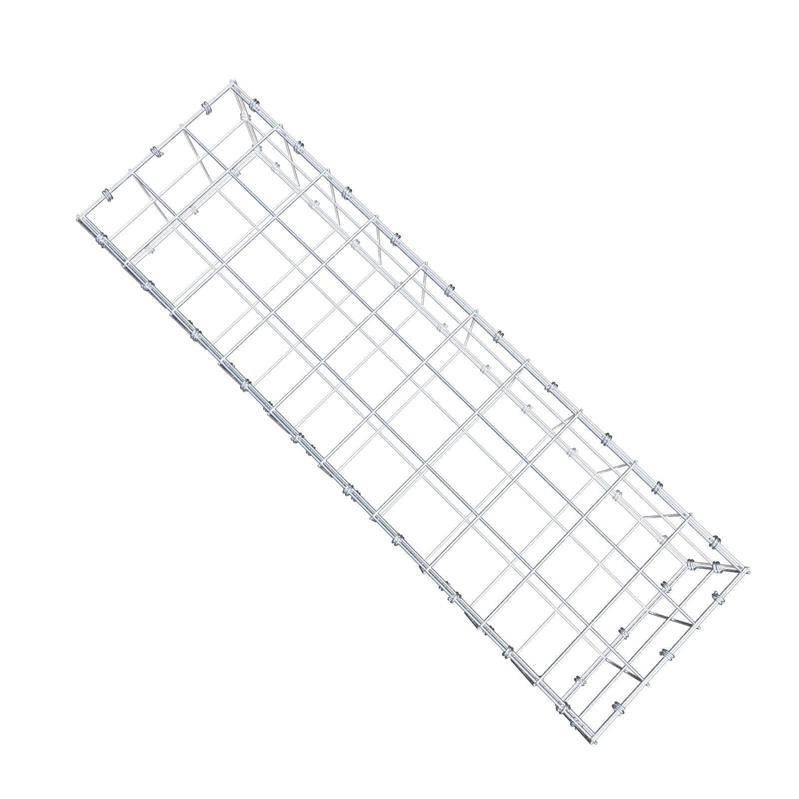 Gabbione 100 cm x 20 cm x 30 cm (L x H x P), maglia 10 x 10 cm, anello a spirale