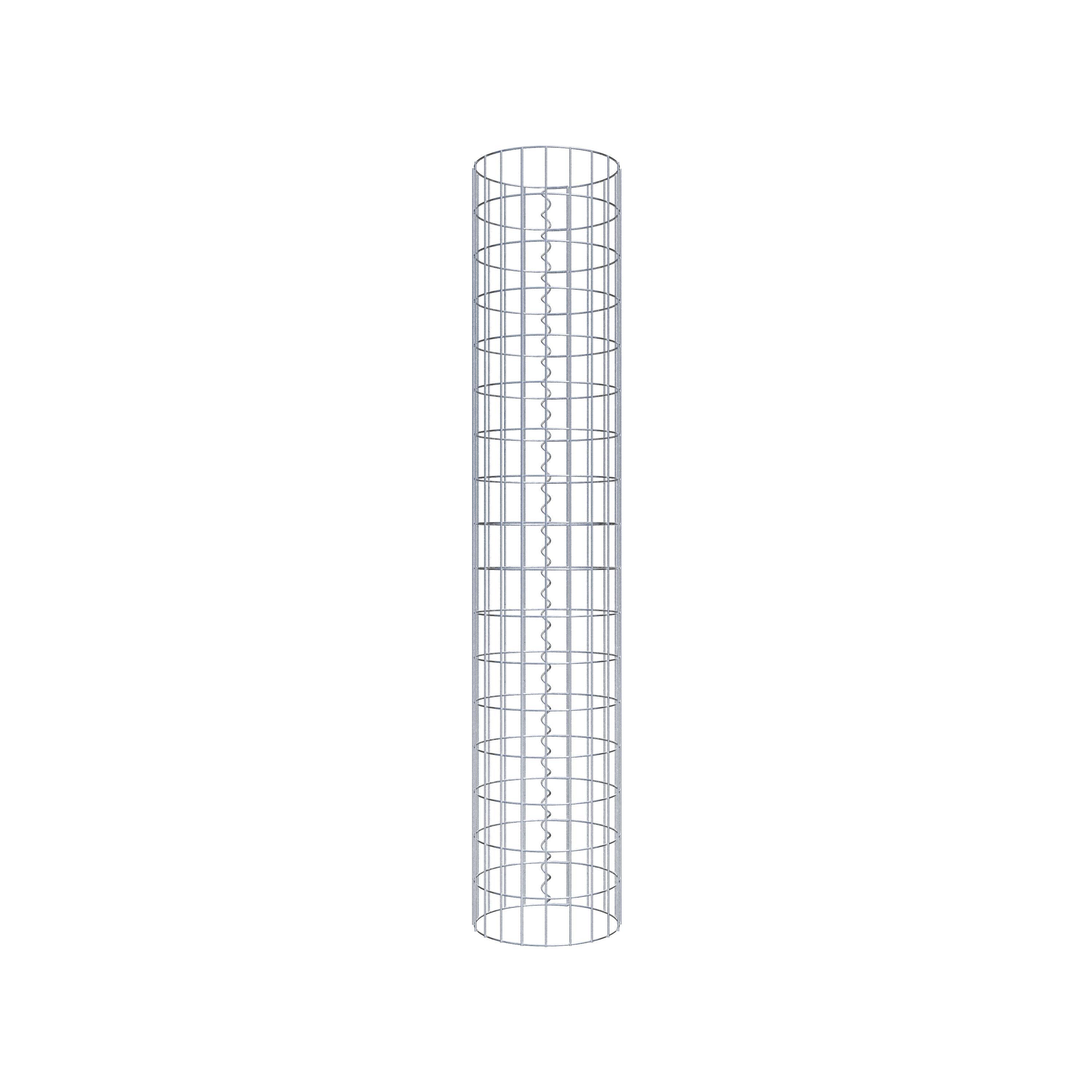 Gabionensäule Durchmesser 32 cm, MW 5 x 10 cm rund