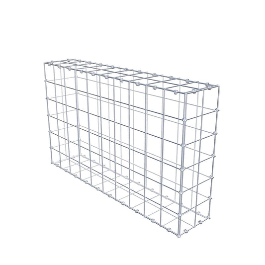 Gabion 100 cm x 60 cm x 20 cm (L x H x P), mailles 10 x 10 cm, anneau en spirale