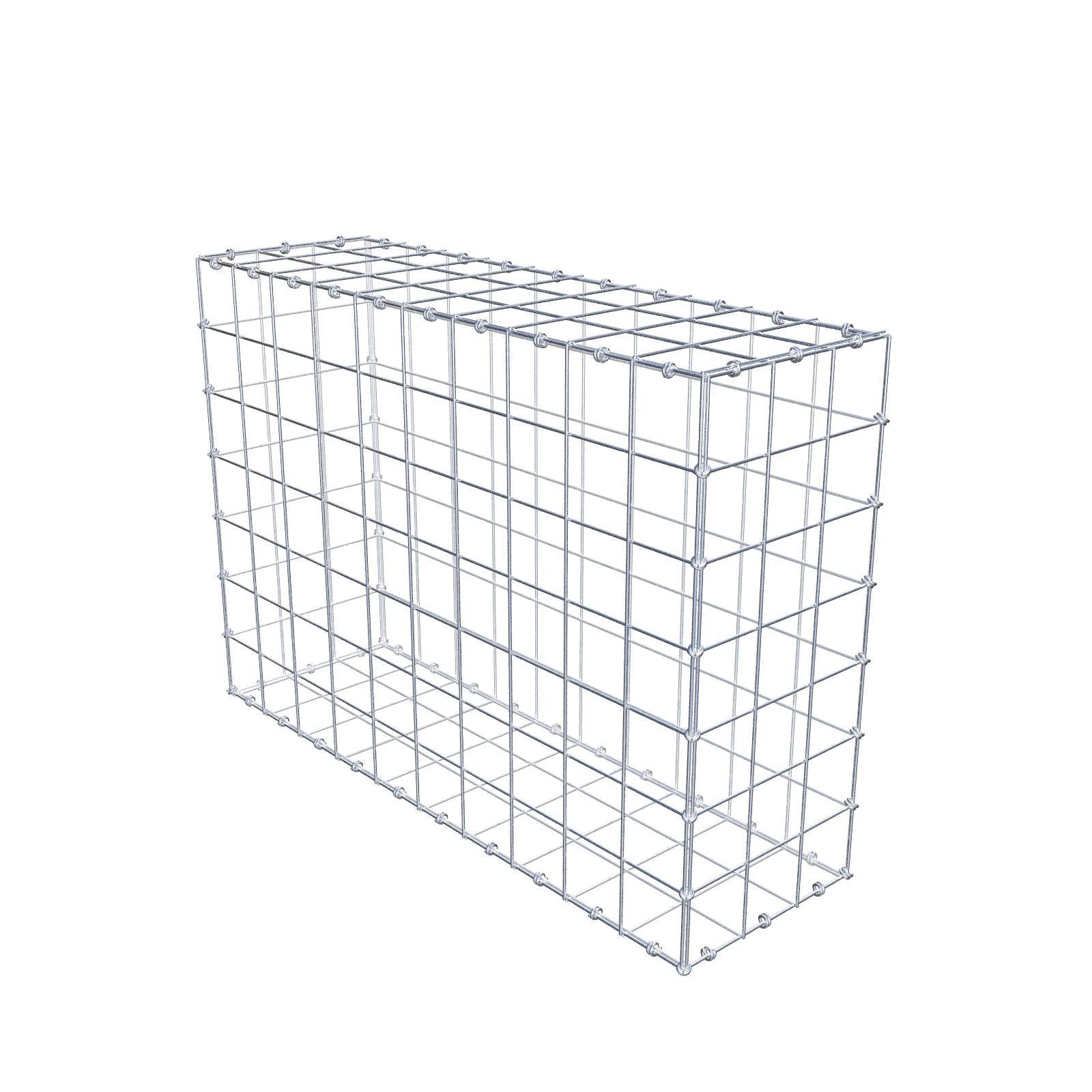 Gabion 100 cm x 70 cm x 30 cm (L x H x D), mesh size 10 x 10 cm, spiral ring
