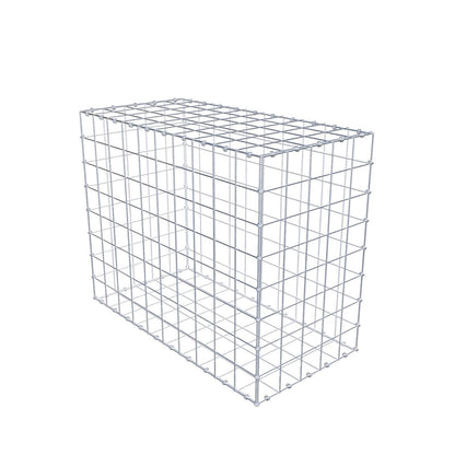 Gabion 100 cm x 80 cm x 50 cm (L x H x D), maskstorlek 10 x 10 cm, spiralring