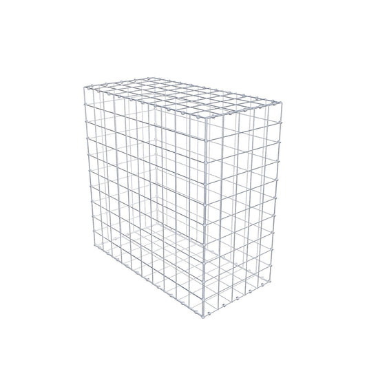 Gabion 100 cm x 100 cm x 50 cm (L x H x P), mailles 10 x 10 cm, anneau en spirale