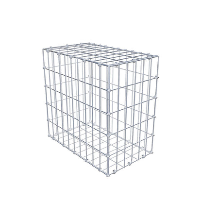 Gabion 50 cm x 50 cm x 30 cm (L x H x D), maskestørrelse 5 x 10 cm, spiralring