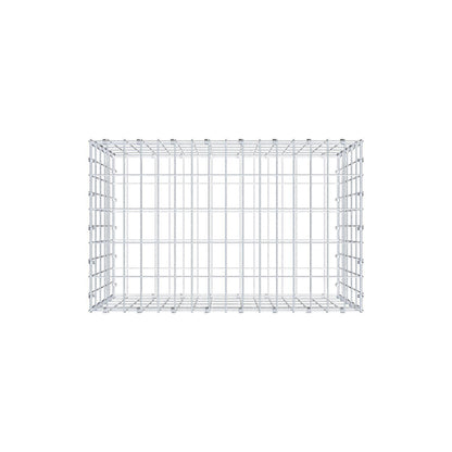 Gabbione 80 cm x 50 cm x 50 cm (L x H x P), maglia 5 x 10 cm, anello a spirale