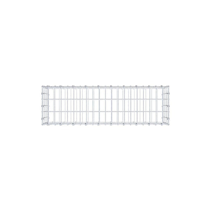 Gabion 100 cm x 30 cm x 30 cm (L x H x D), mesh size 5 x 10 cm, spiral ring