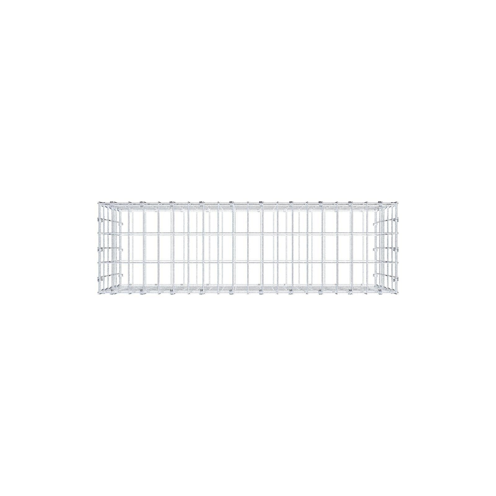 Gabion 100 cm x 50 cm x 30 cm (L x H x D), mesh size 5 x 10 cm, spiral ring