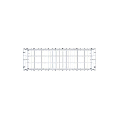 Gabion 100 cm x 50 cm x 30 cm (L x H x D), maskestørrelse 5 x 10 cm, spiralring