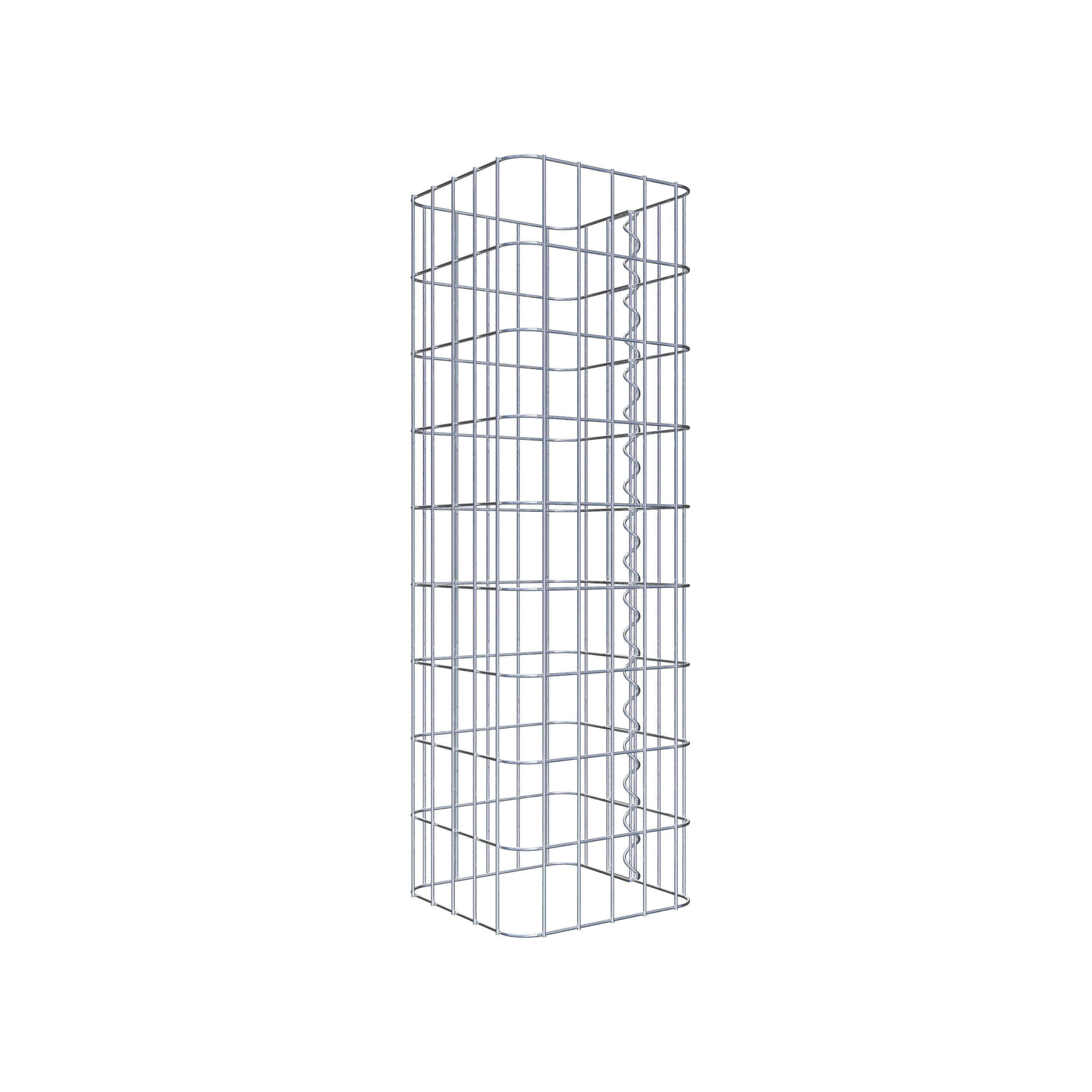 Gabionensäule 27 x 27 cm, MW 5 x 10 cm eckig