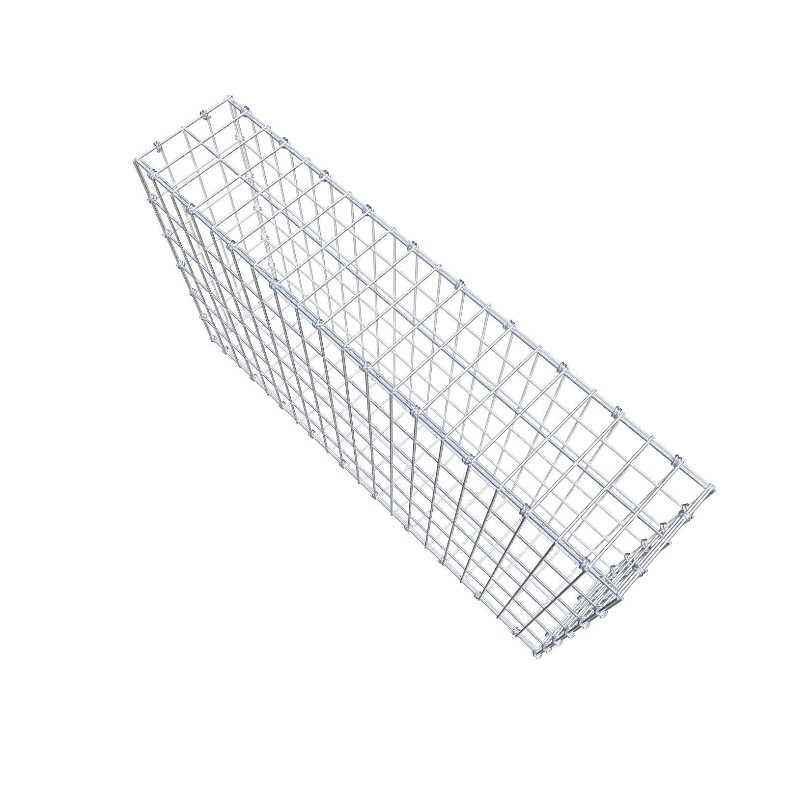 Gabion 100 cm x 60 cm x 20 cm (L x H x D), mesh size 5 x 10 cm, spiral ring