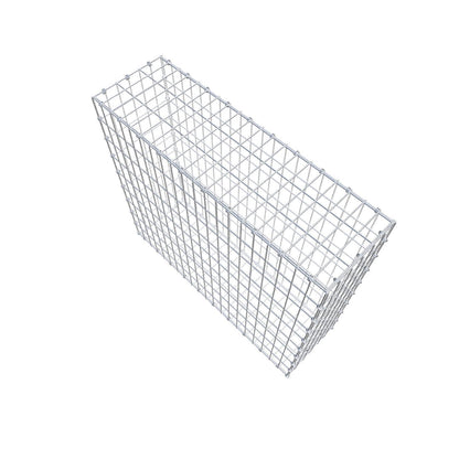 Gabion 100 cm x 90 cm x 30 cm (L x H x P), mailles 5 x 10 cm, anneau en spirale