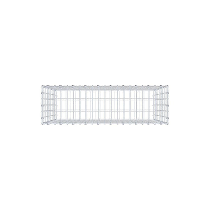 Gabion 100 cm x 90 cm x 30 cm (L x H x P), mailles 5 x 10 cm, anneau en spirale