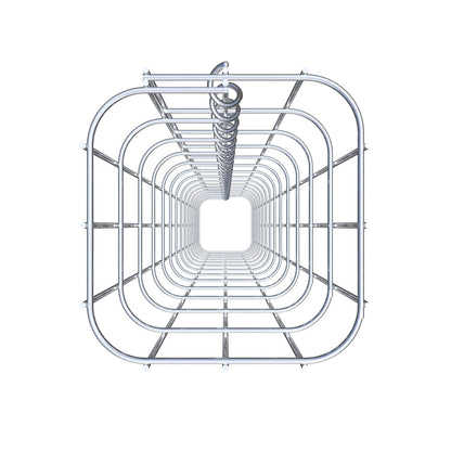 Columna de gaviones 17 x 17 cm, cuadrado MW 5 x 10 cm