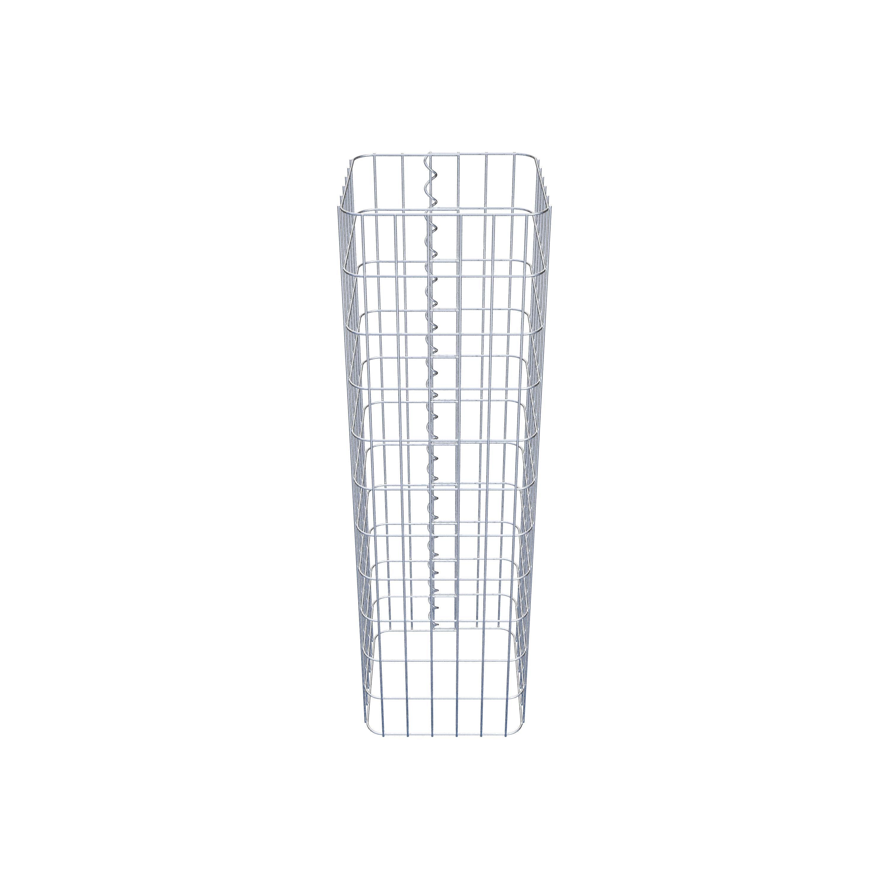 Gabion column 32 x 32 cm, MW 5 x 10 cm square