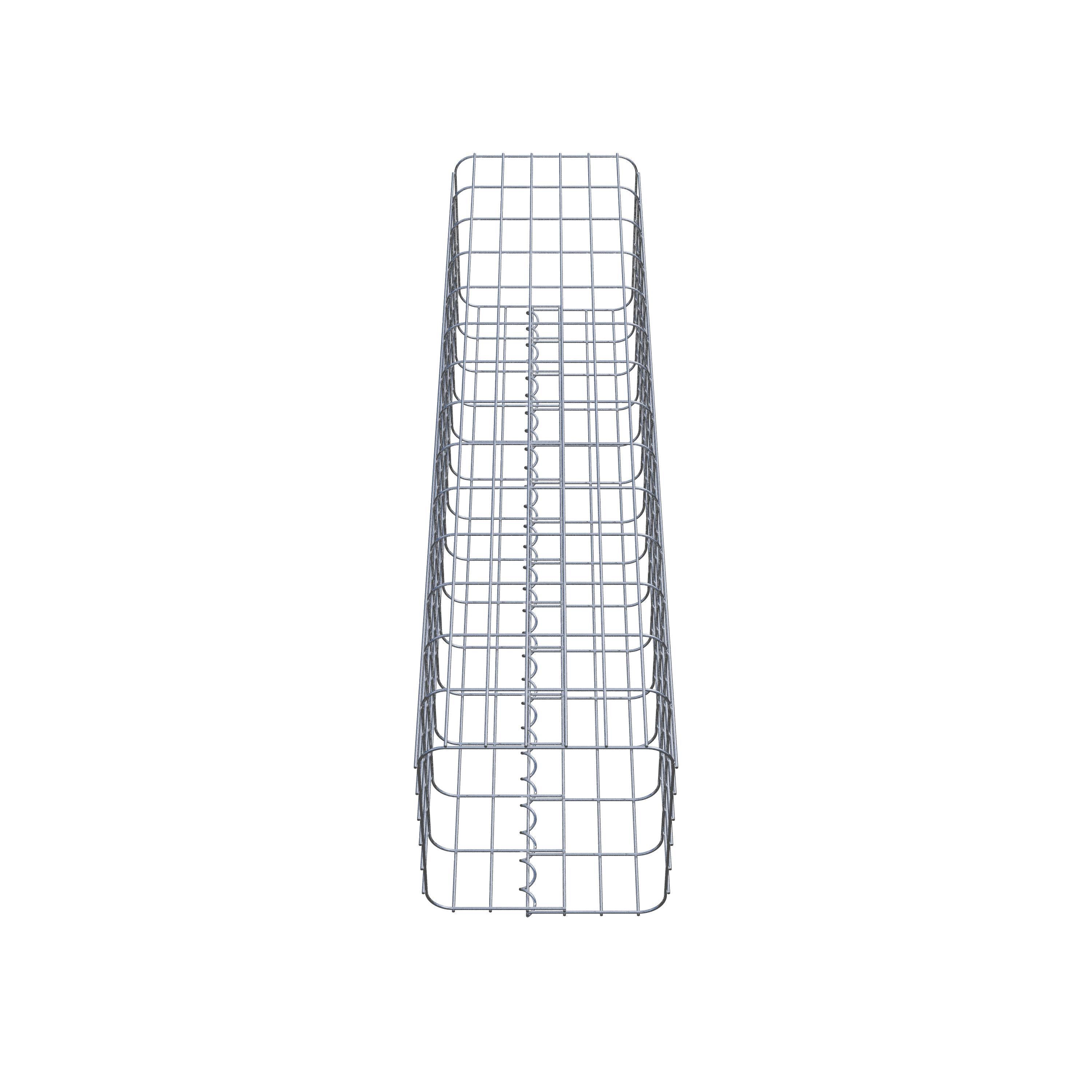 Gabion column 32 x 32 cm, MW 5 x 10 cm square