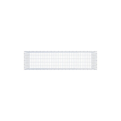 Gabion 200 cm x 100 cm x 50 cm (L x H x D), maskstorlek 5 x 10 cm, spiralring