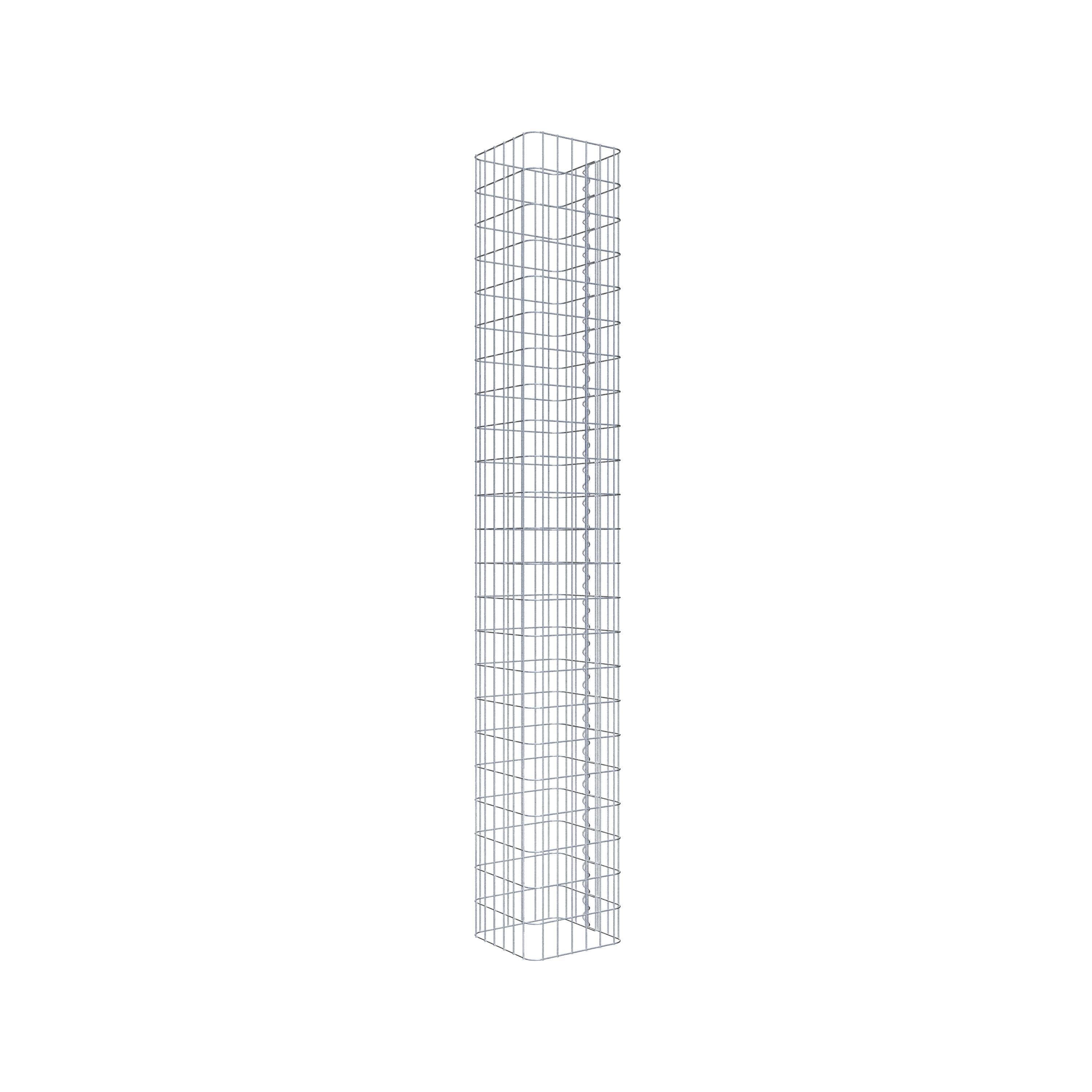 Columna de gaviones 32 x 32 cm, cuadrado MW 5 x 10 cm