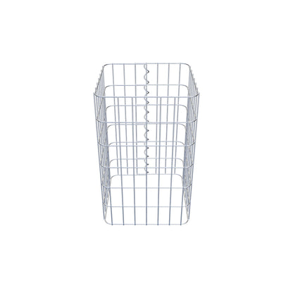 Columna de gaviones 37 x 37 cm, cuadrado MW 5 x 10 cm