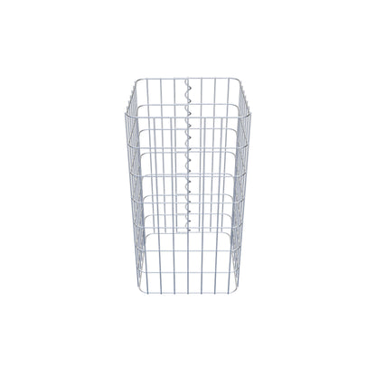 Columna de gaviones 37 x 37 cm, cuadrado MW 5 x 10 cm