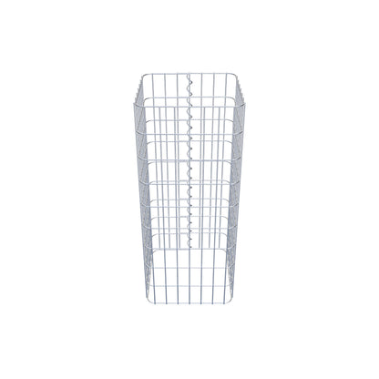 Columna de gaviones 37 x 37 cm, cuadrado MW 5 x 10 cm